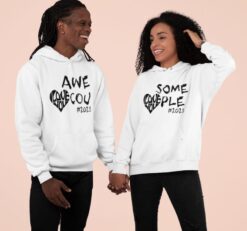 Awesome Couple Custom Matching Outfits for Couples, Perfect Valentine Gift, Adorable Set